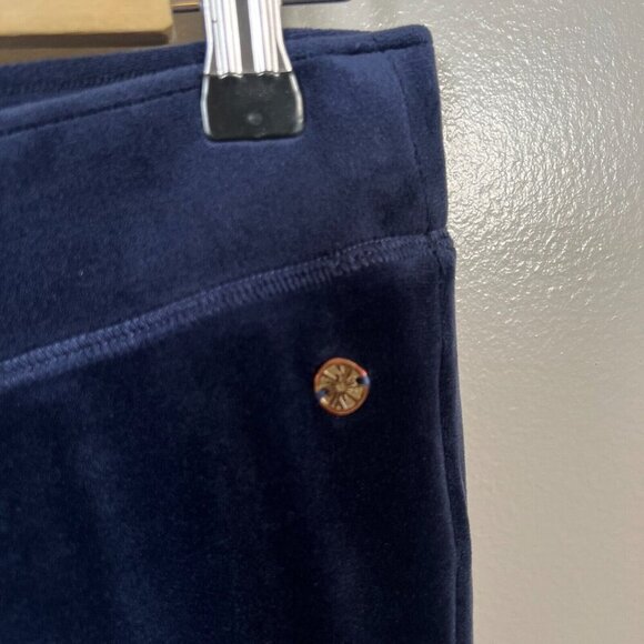 Lilly Pulitzer Jordynne Velour Pant Size XS True Navy Preppy Comfy Lounge Travel - Picture 6 of 11